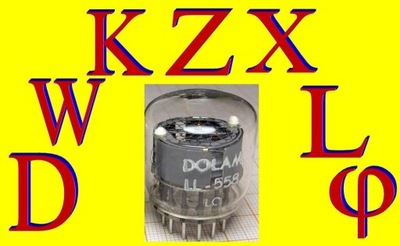 Lampa NIXIE LL-558 NOS - D W K Z X L fi
