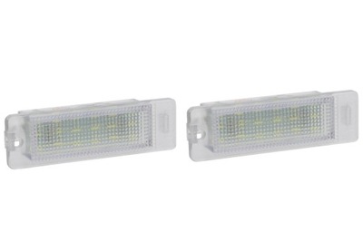 Opel astra f calibra 90-97 ліхтарі led реєстрації фото №1