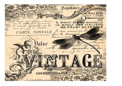 Papier ryżowy z włóknami Vintage Paris 145-216