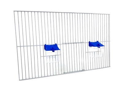 Front, panel z poidełkami 50x30 do budowy Klatki dla Ptaków