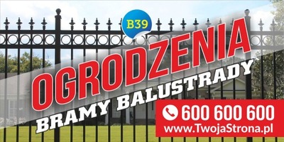 Baner reklamowy Reklama Ogrodzenia Bramy - SZYLD