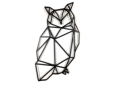 decolicious-pl dekoracja 3D na ścianę SOWA