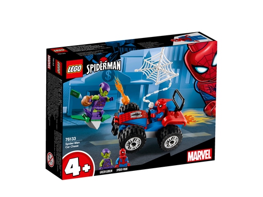 LEGO SuperHeroes 76133 Автомобильная погоня «Человек-паук» ПОВРЕЖДЕННАЯ УПАКОВКА