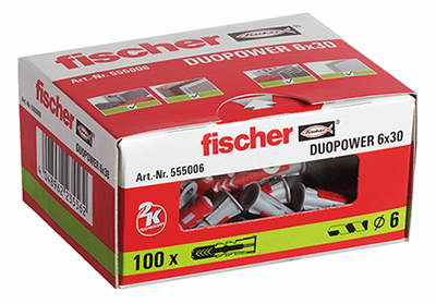 Булавки FISCHER DUOPOWER, значки для футболки, 6x30, 100 шт.