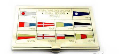 Красивая визитница FLAG CODE. /ЯХТИНГ-магазин/