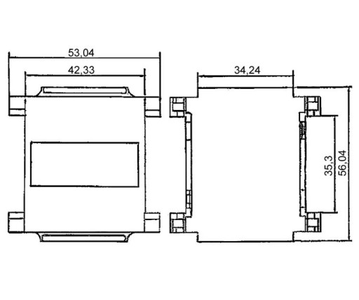 АДАПТЕР КОРПУСА RS-232 25PIN/25PIN