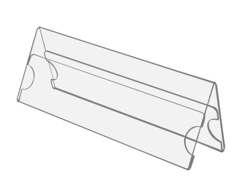 КОНФЕРЕНЦ-СТОЙКА, КОЗЬЯ КРЫША, из PLEXI A5