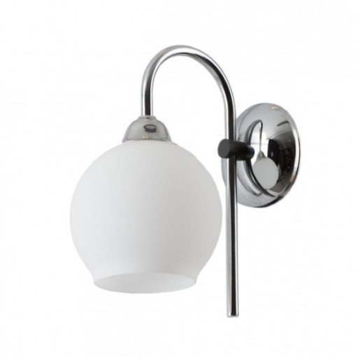 Lampa kinkiet szkło grafit chrom AXEL 1403 J