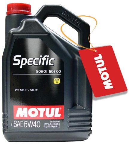 MOTUL SPECIFIC 505.01 5W40 5W-40 5L + БЕСПЛАТНО