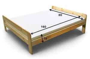 Prześcieradło JERSEY dżersej 80x160x15 wz. turkus