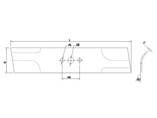 НОЖ АЭРАТОР ВЕЛТИКУЛЯТОР NAC LS50 LP50 S511 V/VH