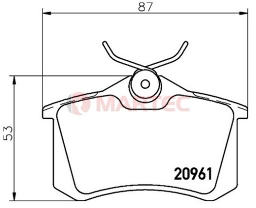 Диски 232мм + колодки ЗАДНИЕ VW GOLF 4 апреля 1997-2006 гг.