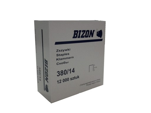 Скобы мебельные Bizon Bea 380/14 12 000 шт.