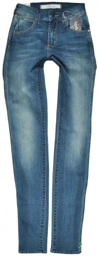 Брюки с завышенной талией WRANGLER SKINNY JESS W25 L32