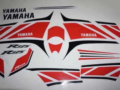 Наклейки Yamaha YZF R125 шпон 2012 г. WGP LIMITED