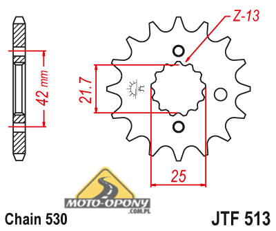 Комплект привода Suzuki GSF 650 Bandit 05-06 MOC+