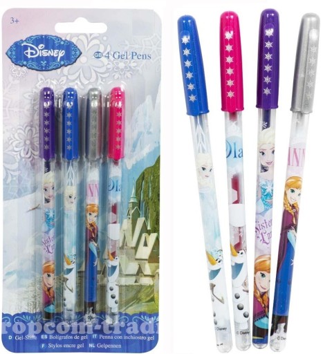 FROZEN Набор гелевых ручек Frozen, 4 шт.
