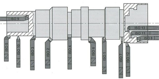 Расточная оправка с токарным ножом NNWb ISO9R 1616 SW18 16x16