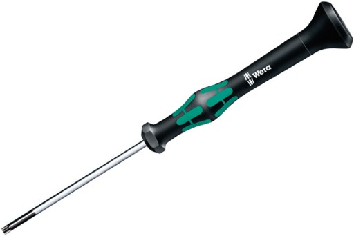 Для электроники: отвертка Wera T20x мм.