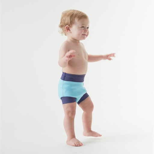 Подгузник Happy Nappy из кобальта и неопрена на 3-4 года.