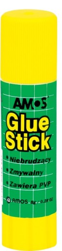 AMOS 8g Glue Stick, клей для школьного офиса