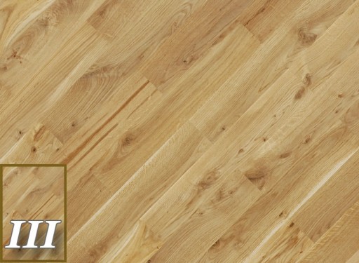 Дубовый паркет Доска Solid Oak 30х5см толщина 22мм III