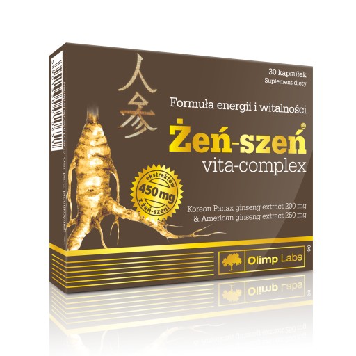 OLIMP GINSENG VITA-COMPLEX 30 капсул СИЛА ЖИЗНЕННОСТЬ СТРЕСС ВИТАМИНЫ МИНЕРАЛЫ