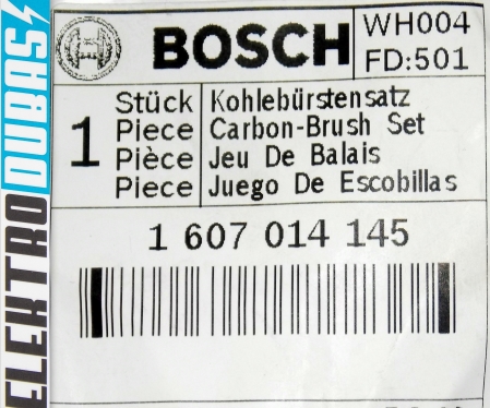 Угольные щетки для Bosch GFF 22A оригинал.