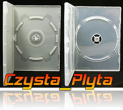 Pudełka na 1 x DVD Clear UE 14 mm - 10 sztuk WaWa