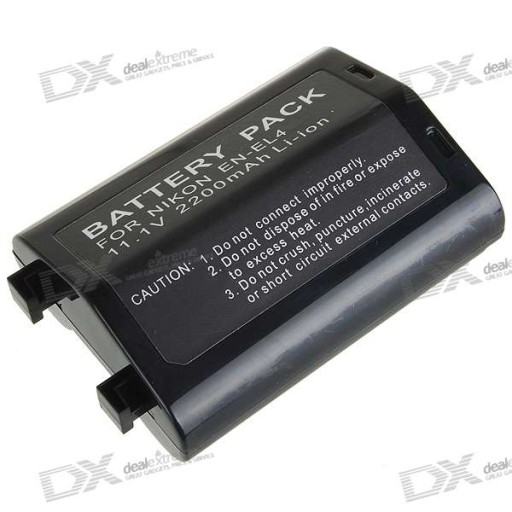 АККУМУЛЯТОР ЛУЧШЕ, ЧЕМ DURACELL ДЛЯ NIKON EN-EL4a EN-EL4