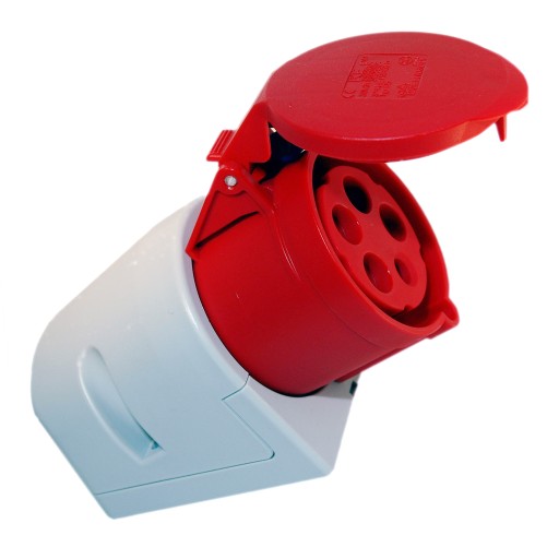 РОЗЕТКА 3P+Z+N 32A 5P 400V IP44 PCE 125-6