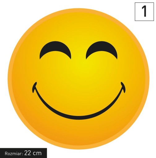 Наклейка EMOJI ЭМОТИКОНЫ! 18 мм, 7 см, 22 см!