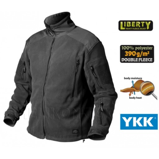 Helikon Liberty Heavy Fleece Polar — черный, размер M