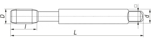 МАШИНА ДЛЯ НАРЕЗАНИЯ РЕЗЬБЫ M3 DIN371-B HSS-E