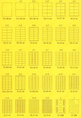 Этикетки самоклеящиеся 105х70 мм, А4, 800 шт.