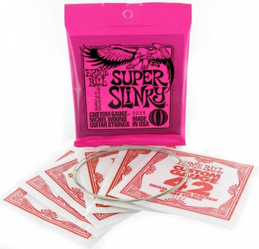 Гитарные струны Ernie Ball 2223 9-42 Super Slinky