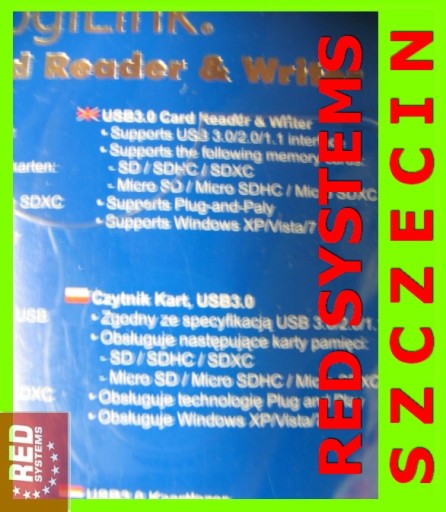 Быстрое устройство чтения карт SD SDHC SDXC, белое USB 3.0 Lo