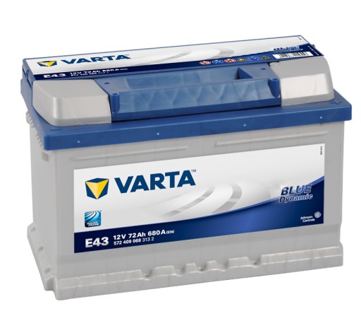 VARTA BLUE АККУМУЛЯТОР 72Ач 680А E43