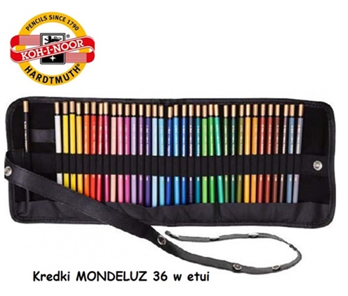 KREDKI KOH-I-NOOR AKWARELOWE MONDELUZ 36 kol ETUI