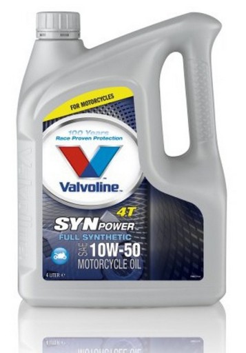 VALVOLINE SYNPOWER 4T 10W50 4л МАСЛО