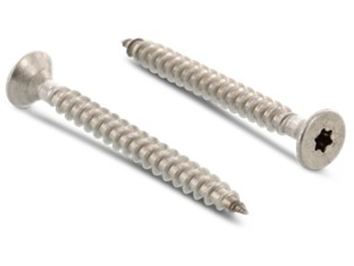 ВИНТЫ ДЛЯ ДЕРЕВА TORX 4x16, НЕРЖАВЕЮЩИЕ, 100 ШТ, МЕБЕЛЬ