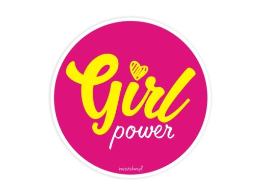 Наклейка на машину, мотоцикл, окно, ноутбук, GIRL POWER *9см