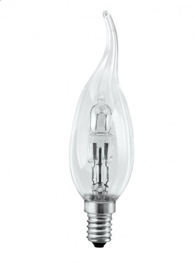 ŻARÓWKA DEKORACYJNA HALOGEN E14 230V 18W PŁOMYK