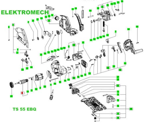 Угольные щетки Festool TS 55 75 CS 50 491704