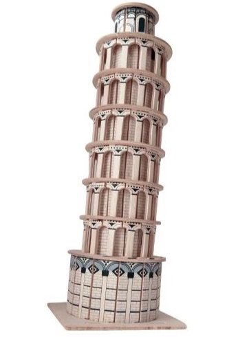 3D ДЕРЕВЯННЫЙ ПАЗЛ ПИЗАНСКАЯ БАШНЯ