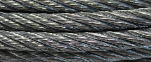 lina stalowa z hakiem HS - 4mm x 20m 1,15t 6x19