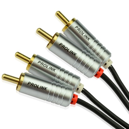 Кабель 2RCA - 2RCA PROLINK Futura Slim 2м