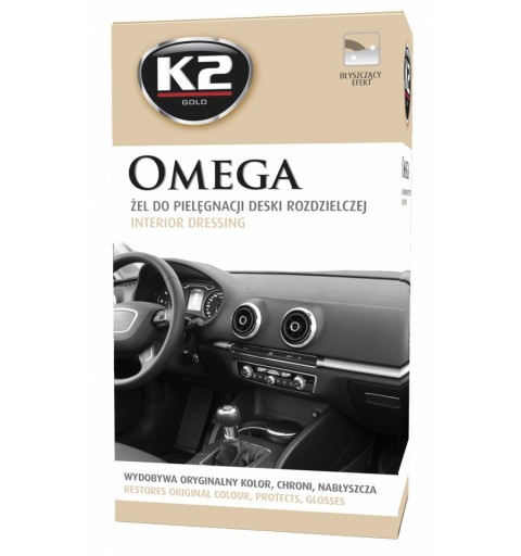 K2 OMEGA 0,5л ЗАПРАВКА ДЛЯ ПЛАСТМАСС + губка + тряпка