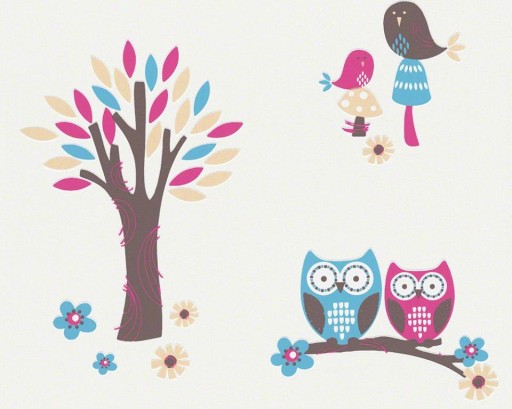 Обои Owls and Tree 94115-2 Esprit Kids 3 совы