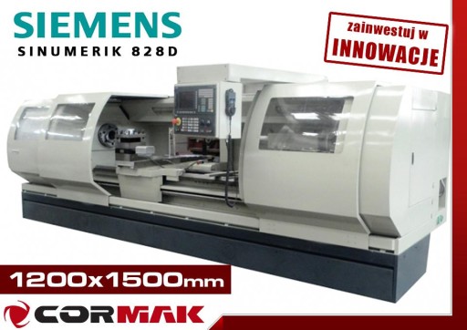 ТОКАРНЫЙ СТАНОК С ЧПУ CORMAK 1200 x 1500 SINUMERIK 828D